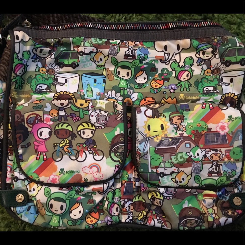 Tokidoki eco mondo graziosa crossbody bag